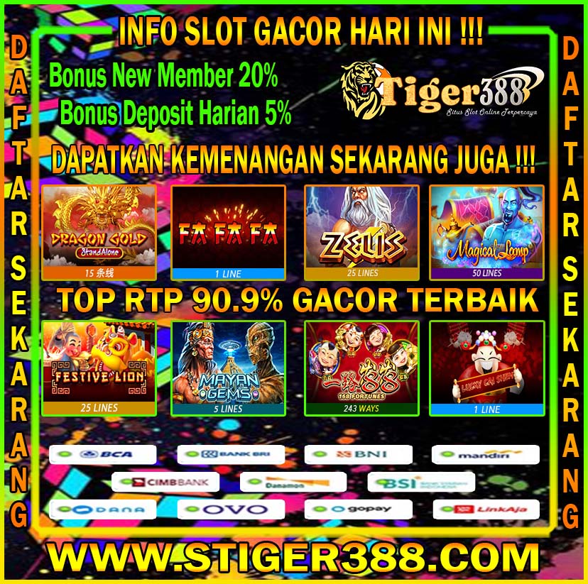 Daftar Situs Slot Tergacor Kemenangan Di Tiger388